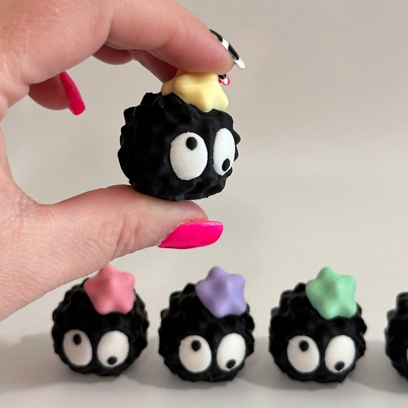 Mini Derpy Emoji Soot Sprite 3D Printed Figurine Collectible