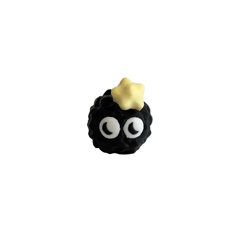 Mini Dreamy Eyed Emoji Soot Sprite 3D Printed Figurine Collectible
