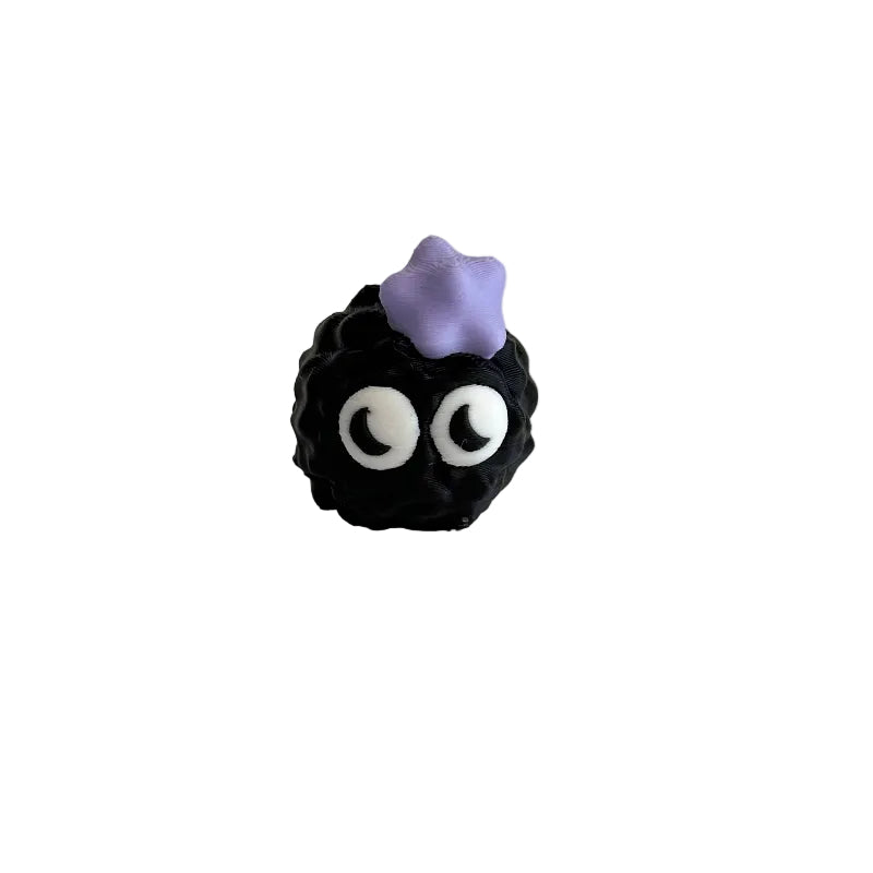 Mini Dreamy Eyed Emoji Soot Sprite 3D Printed Figurine Collectible