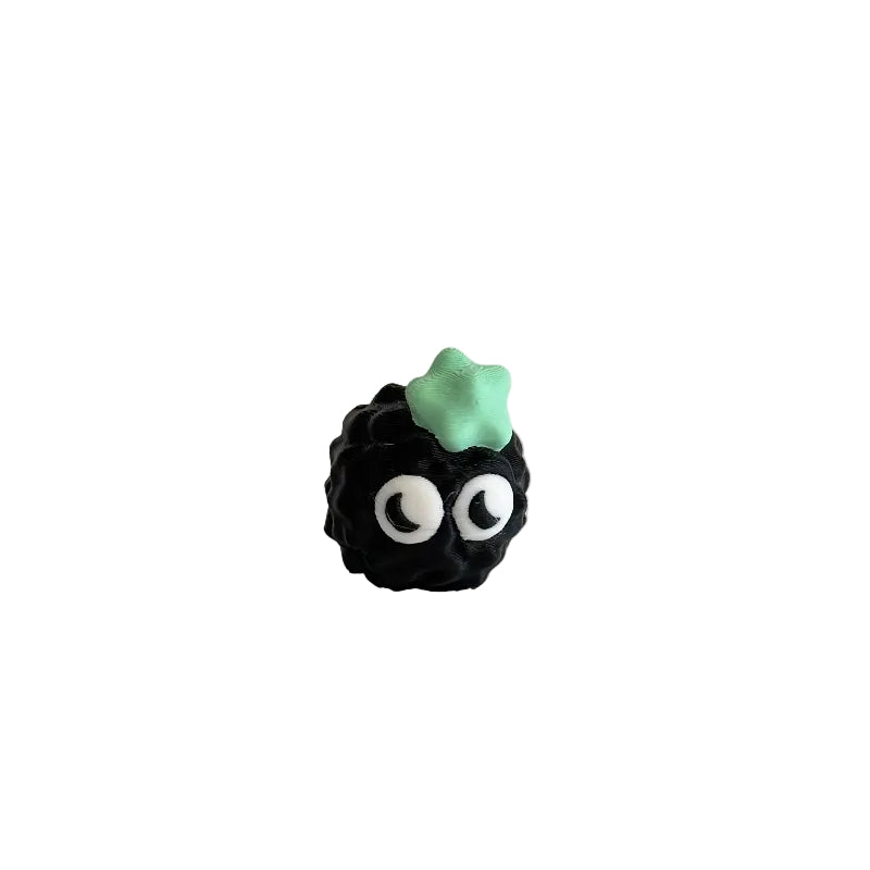 Mini Dreamy Eyed Emoji Soot Sprite 3D Printed Figurine Collectible