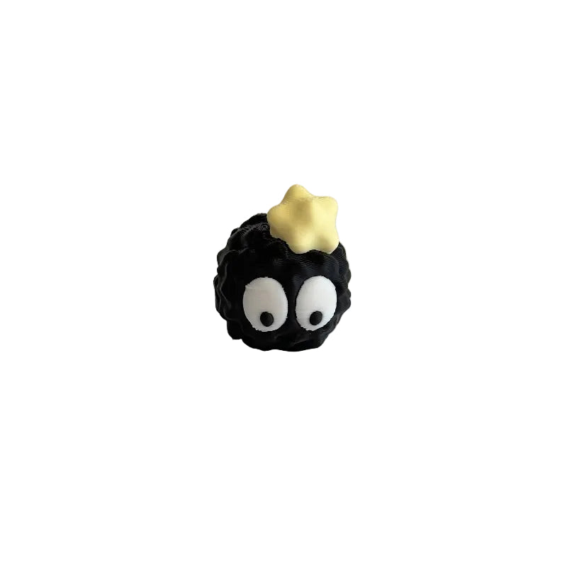 Mini Sad Emoji Soot Sprite 3D Printed Figurine Collectible