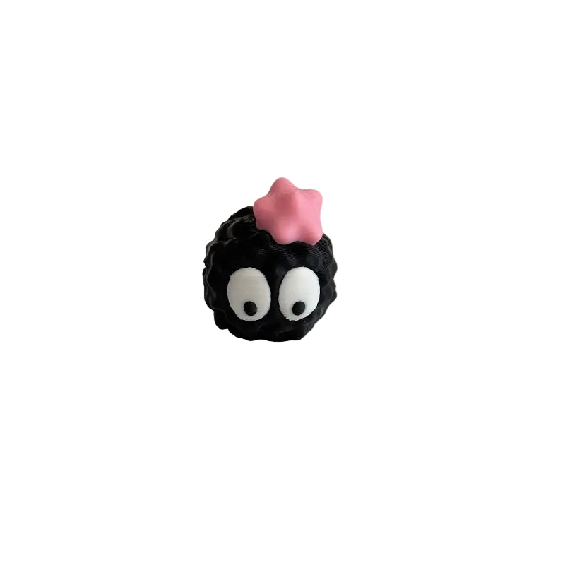Mini Sad Emoji Soot Sprite 3D Printed Figurine Collectible