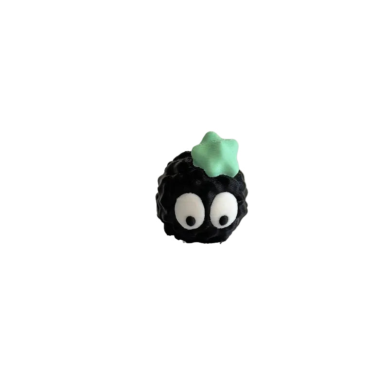 Mini Sad Emoji Soot Sprite 3D Printed Figurine Collectible