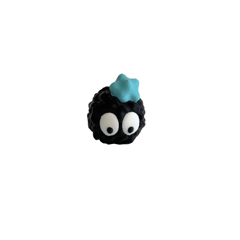 Mini Sad Emoji Soot Sprite 3D Printed Figurine Collectible