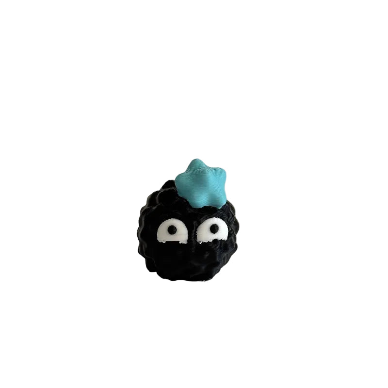 Mini Shy Emoji Soot Sprite 3D Printed Figurine Collectible