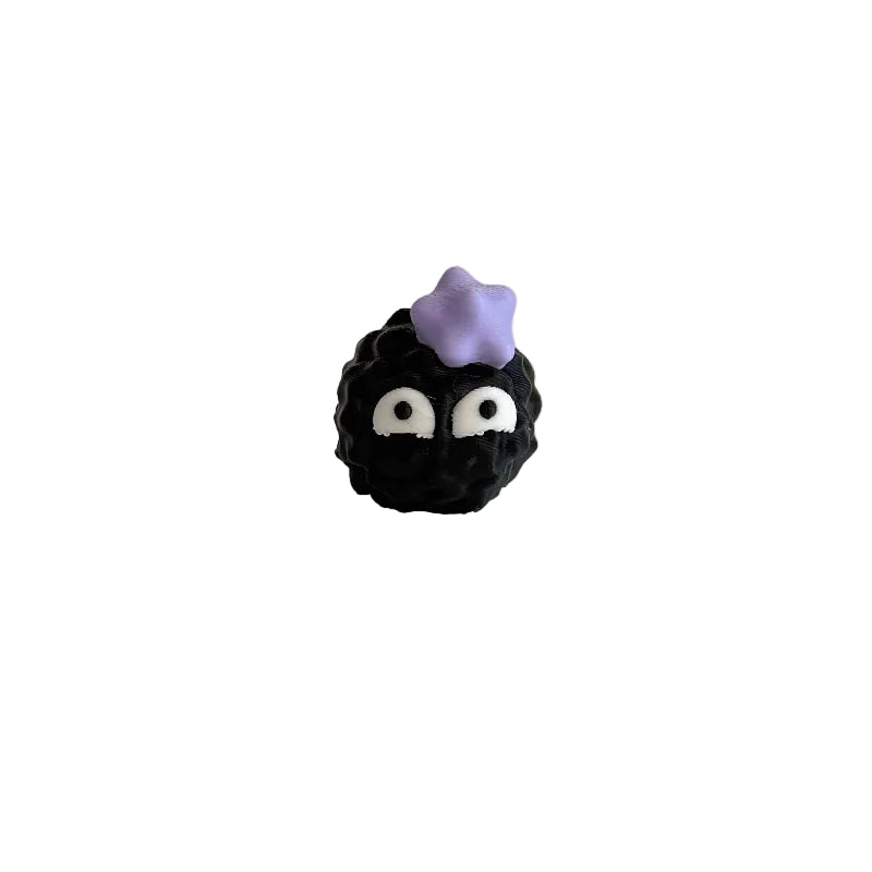 Mini Shy Emoji Soot Sprite 3D Printed Figurine Collectible