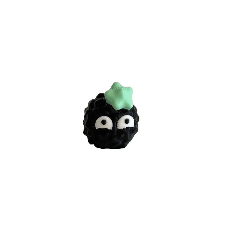 Mini Shy Emoji Soot Sprite 3D Printed Figurine Collectible