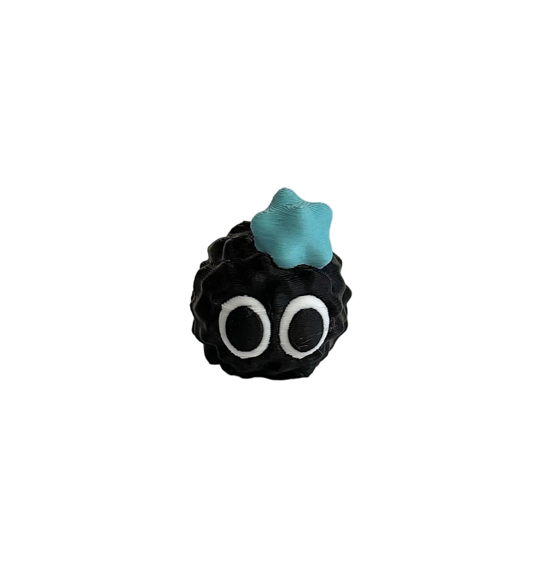 Mini Surprised Emoji Soot Sprite 3D Printed Figurine Collectable