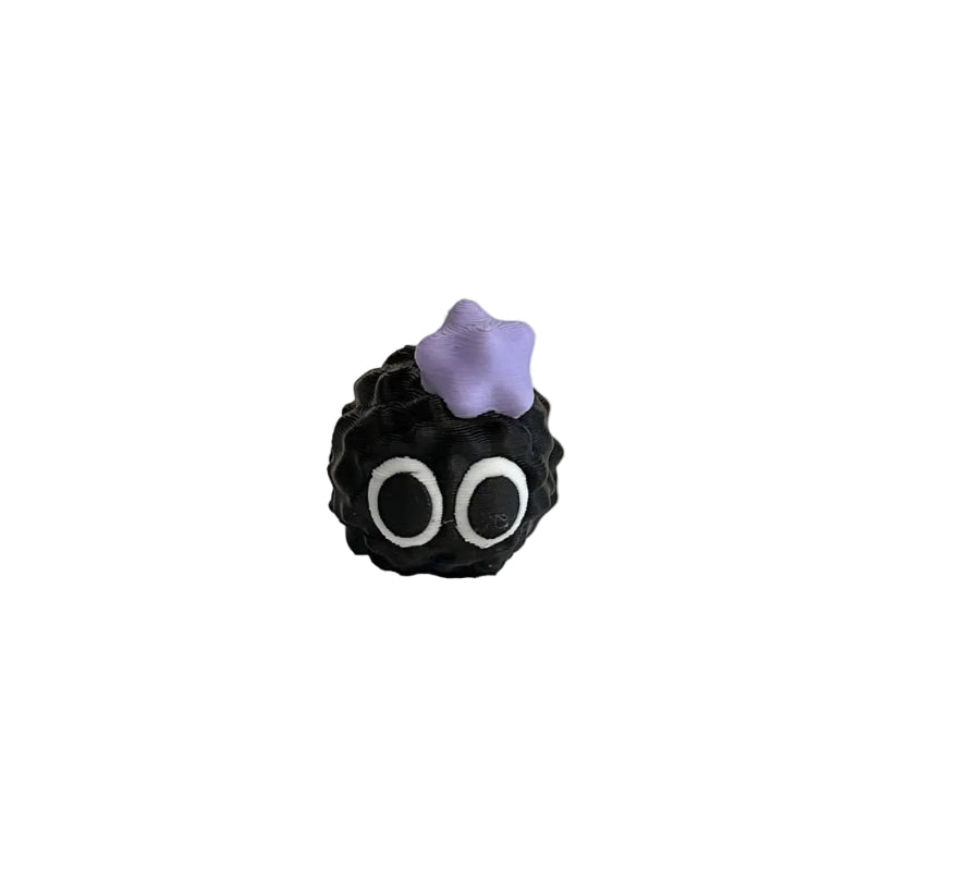 Mini Surprised Emoji Soot Sprite 3D Printed Figurine Collectable