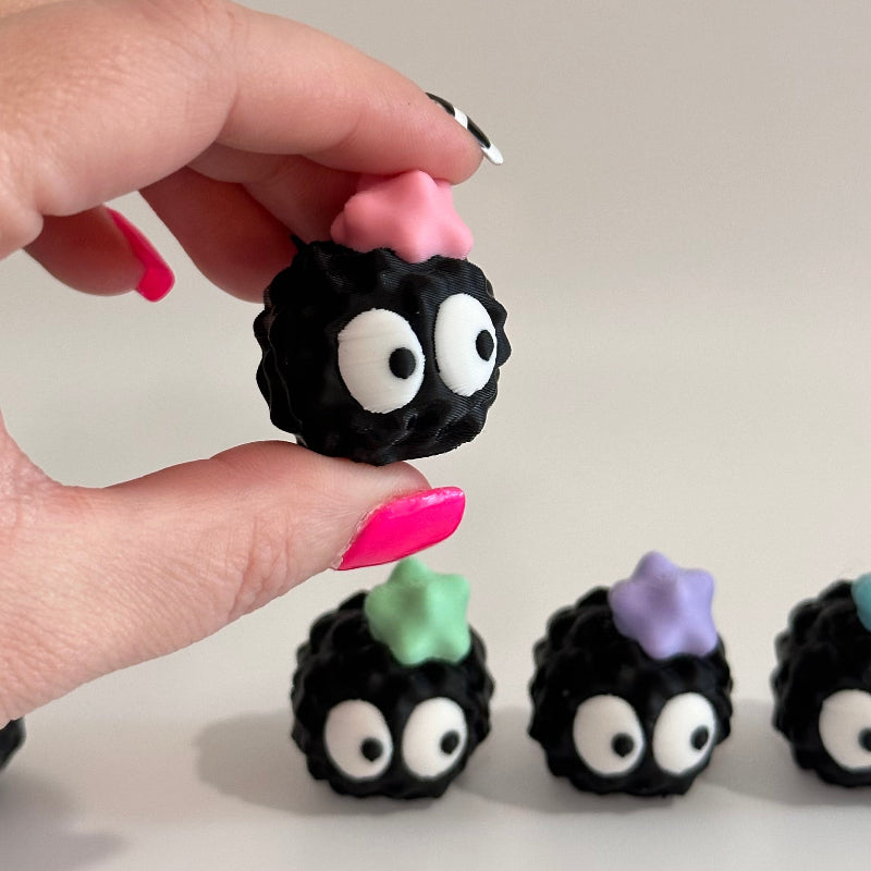 Mini Suspicious Emoji Soot Sprite 3D Printed Figurine Collectible