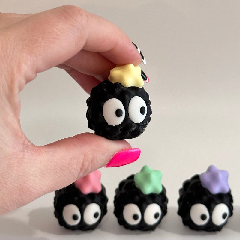Mini Suspicious Emoji Soot Sprite 3D Printed Figurine Collectible