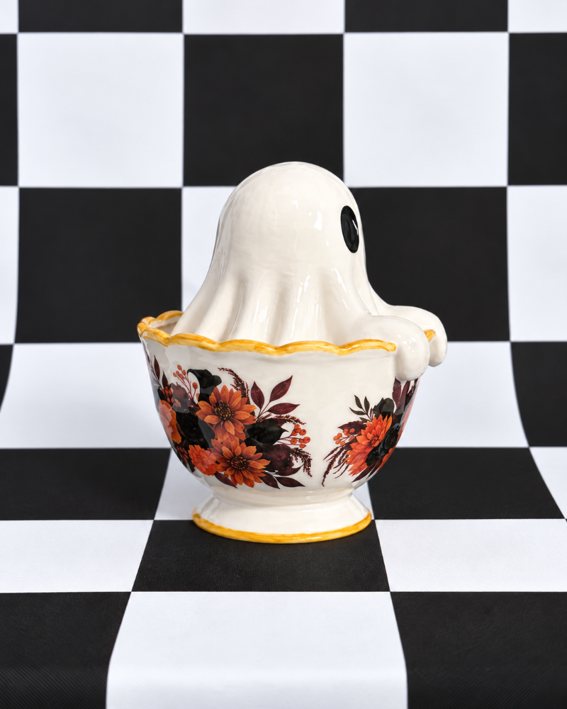 Miss Boo Ghost Teacup Figurine