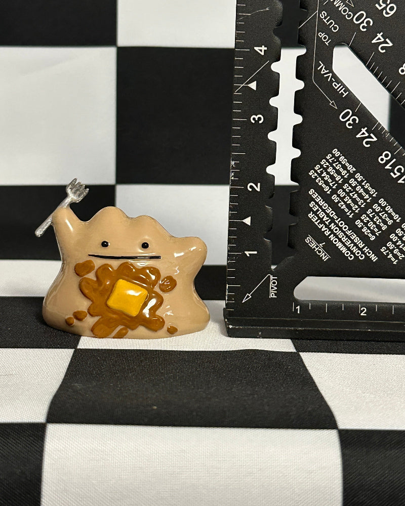 Pancake Ditto Figurine | Cute Pokémon-Inspired Collectible