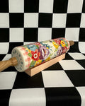 Peach Extra Large Rolling Pin Holder Stand - Fits Pioneer Woman Rolling Pins
