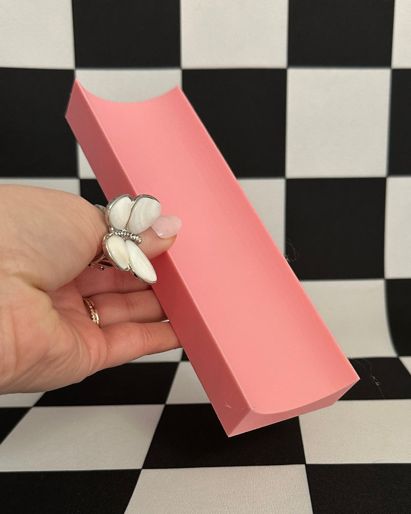 Pink Extra Large Rolling Pin Holder Stand - Fits Pioneer Woman Rolling Pins