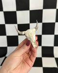 Steer Skull Magnet | Rustic Western Decor & Desert-Inspired Mini Art