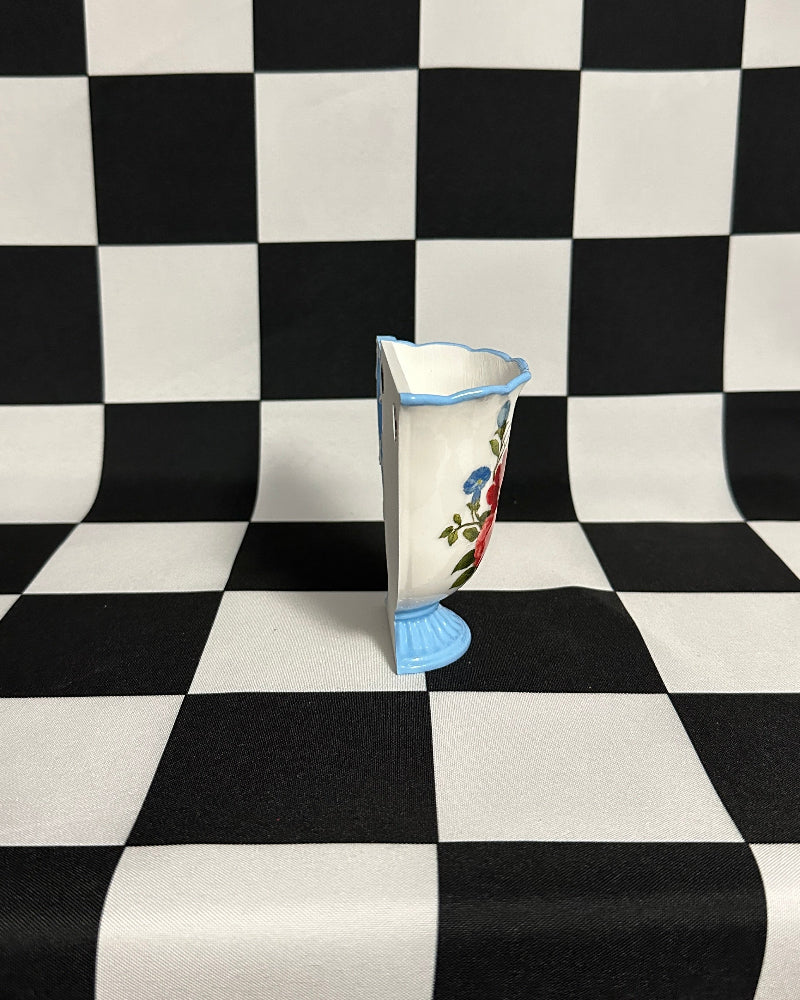 Sweet Rose Teacup Magnet & Pen Holder | Cottagecore Kitchen Decor