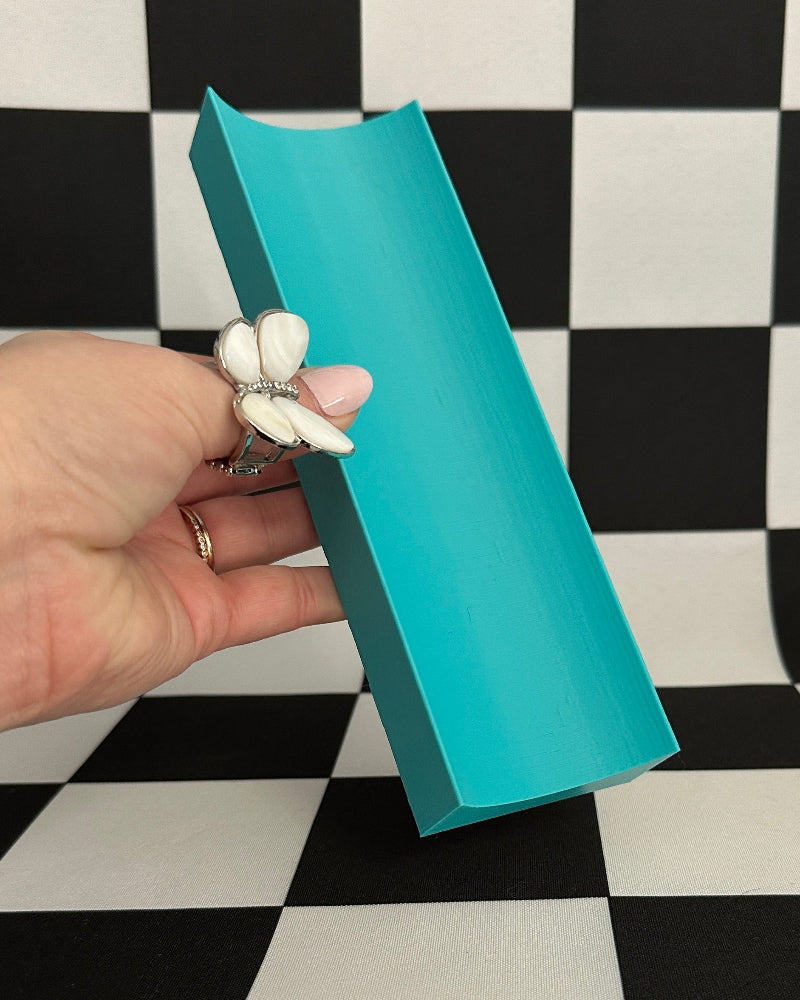 Teal Large Rolling Pin Holder Stand - Fits Pioneer Woman Rolling Pins