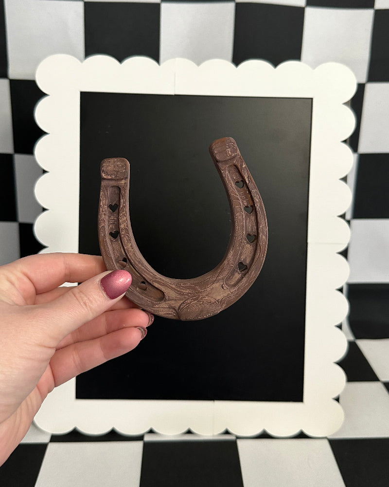Western Horseshoe Magnet | Lucky Charm Rustic Decor (Heart or Classic Design)