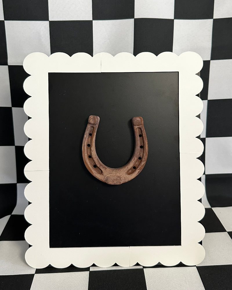 Western Horseshoe Magnet | Lucky Charm Rustic Decor (Heart or Classic Design)