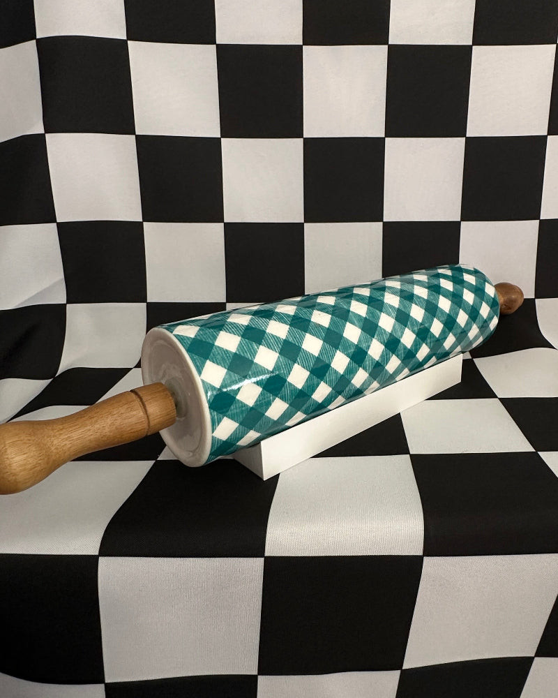White Large Rolling Pin Holder Stand - Fits Pioneer Woman Rolling Pins