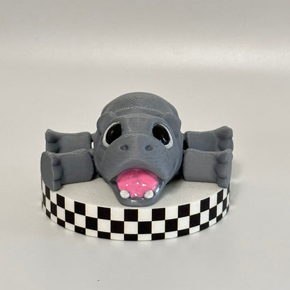 Moo Deng the Baby Hippo 3D Printed Fidget Collectible