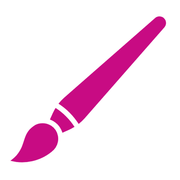 pink paintbrush icon