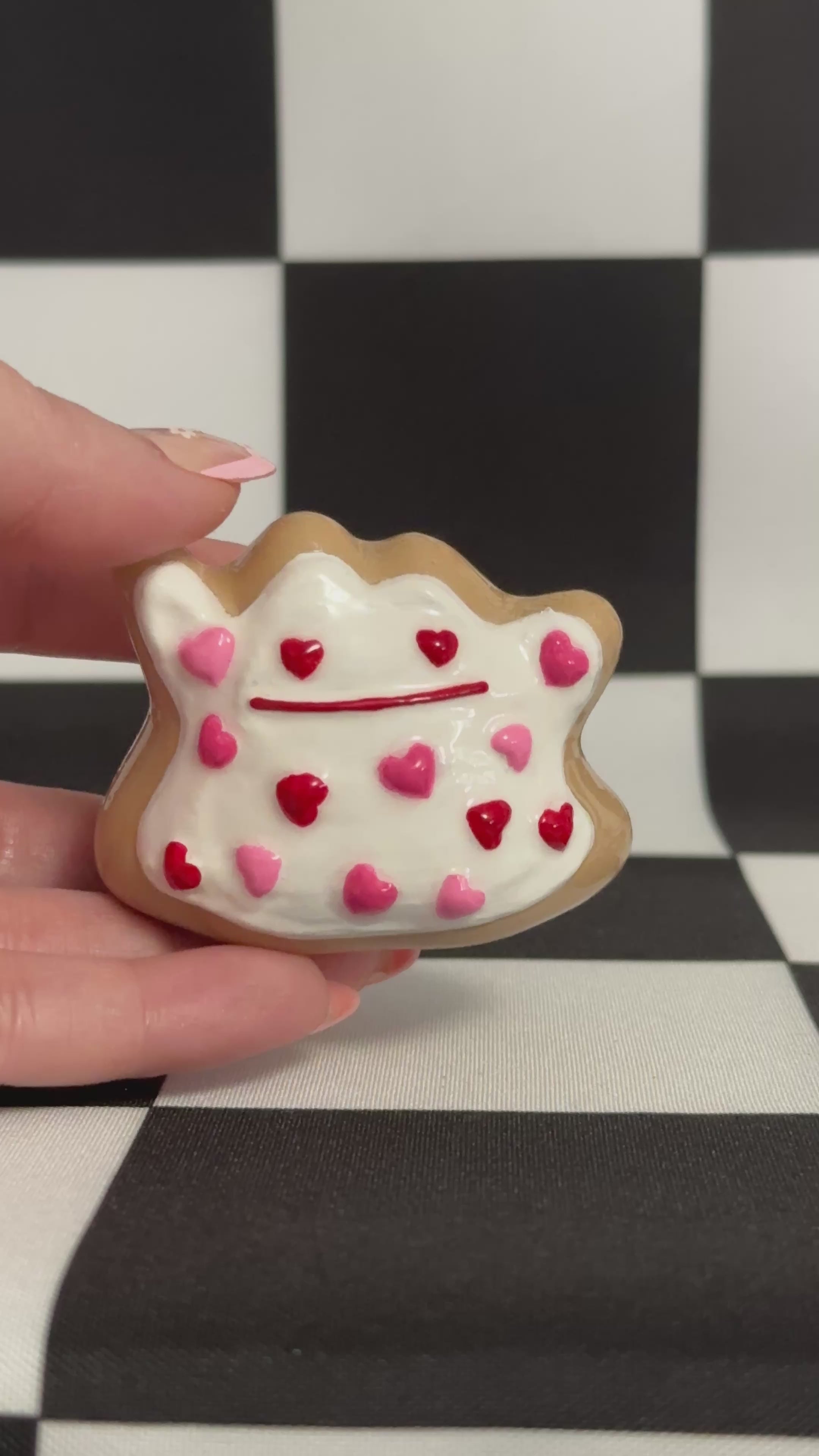 Valentine Sugar Cookie Mimi Blob Figurine