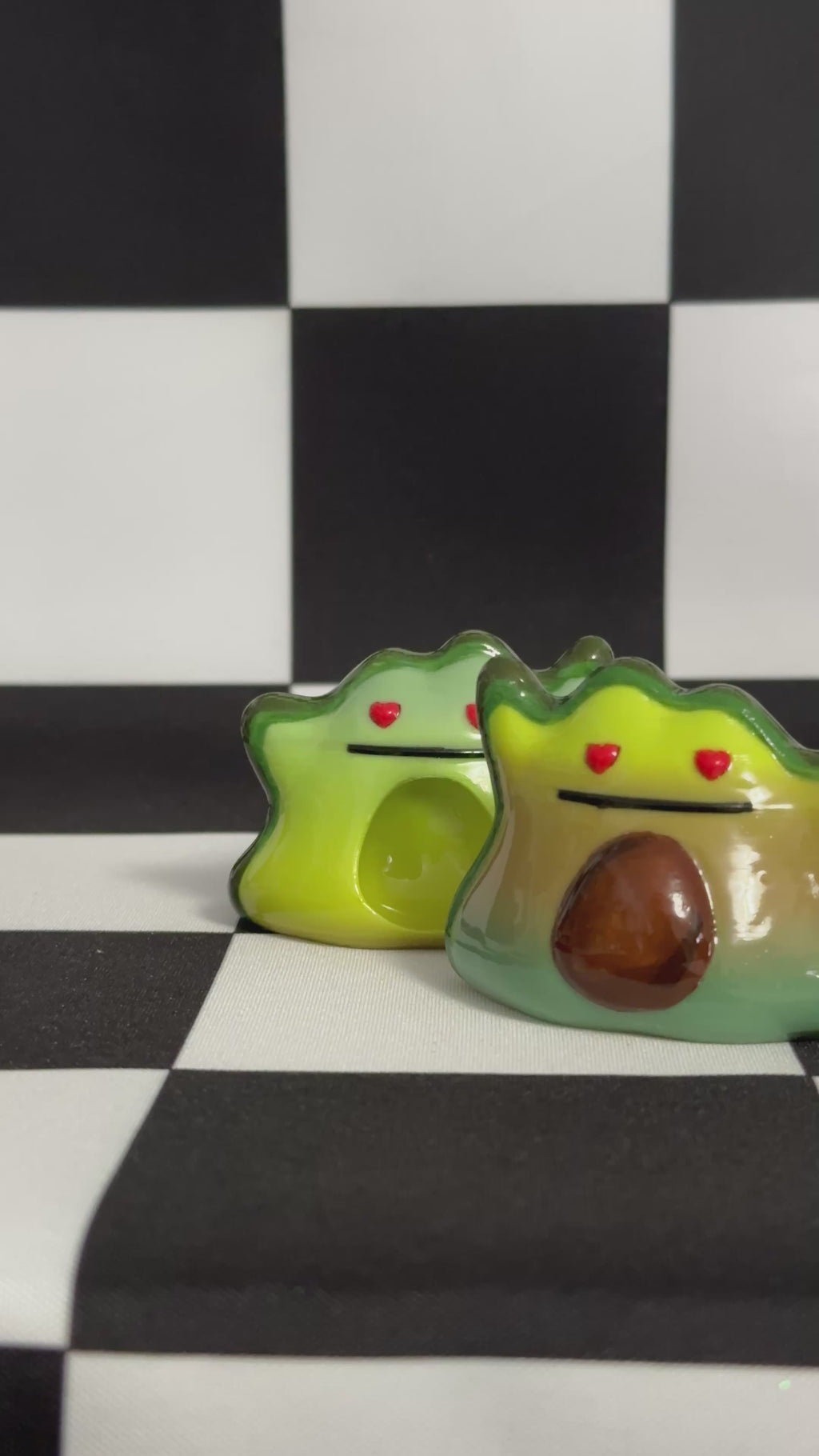 Avocado Mimic Blob Figurines