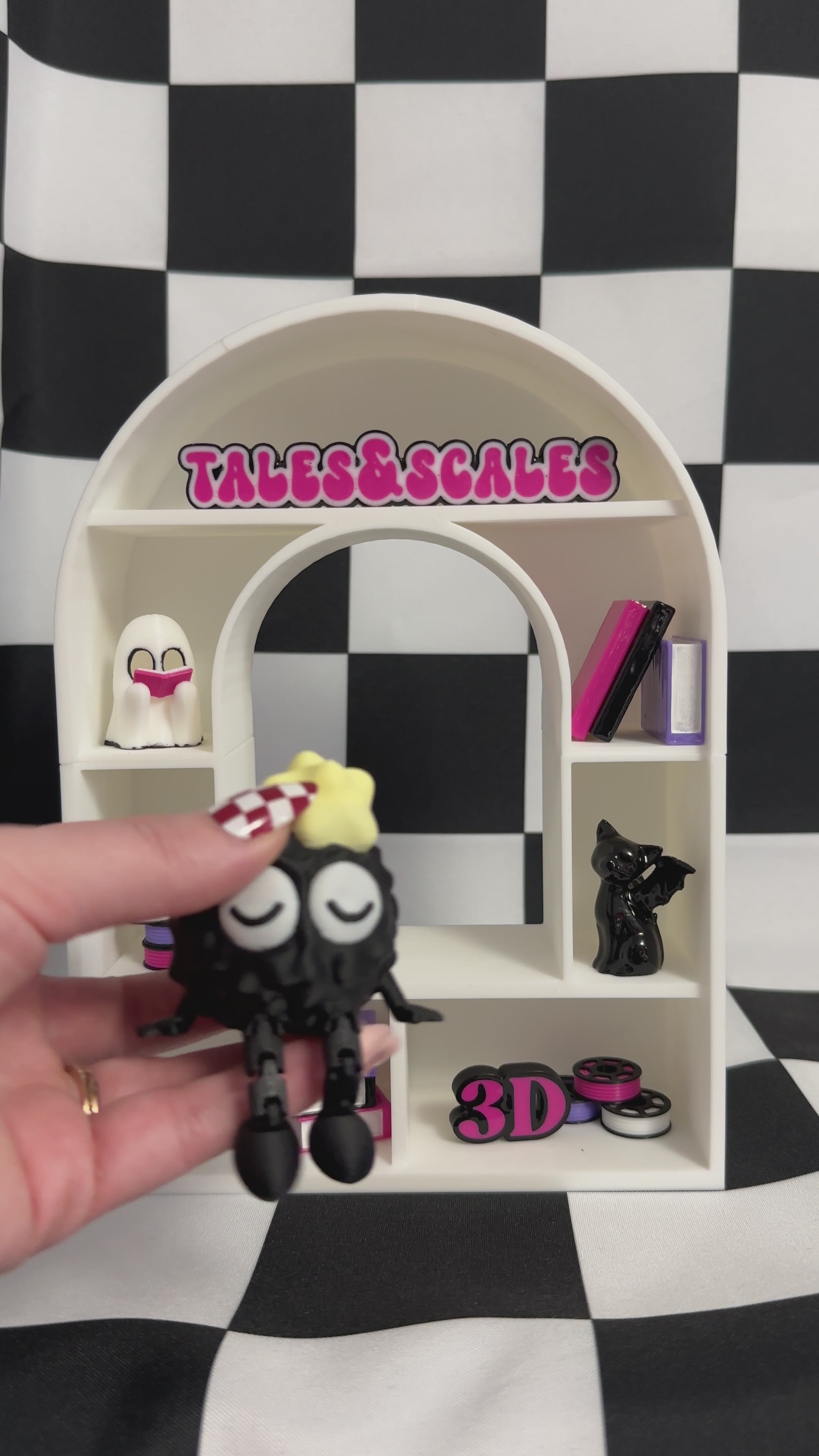 Emoji Sleepy Soot Sprite 3D Printed Desk Buddy Fidget Figurine