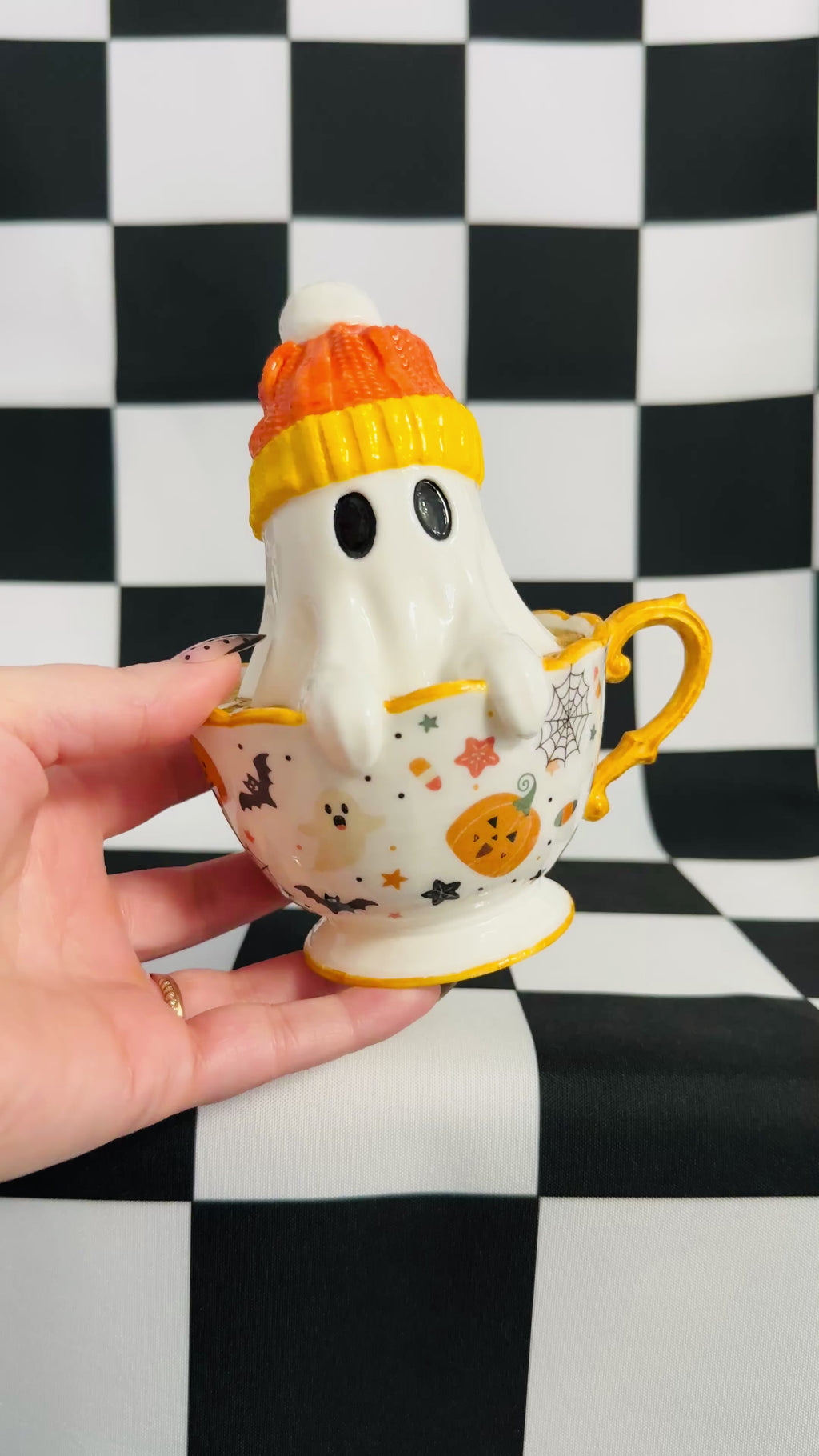 Sweetie Boo Ghost Teacup Figurine