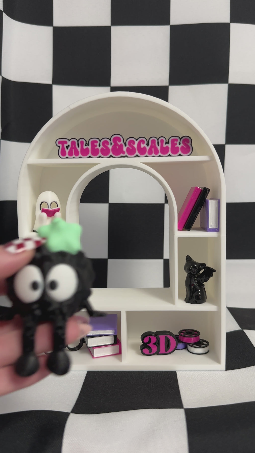 Emoji Soot Sprite 3D Printed Desk Buddy Fidget Figurine