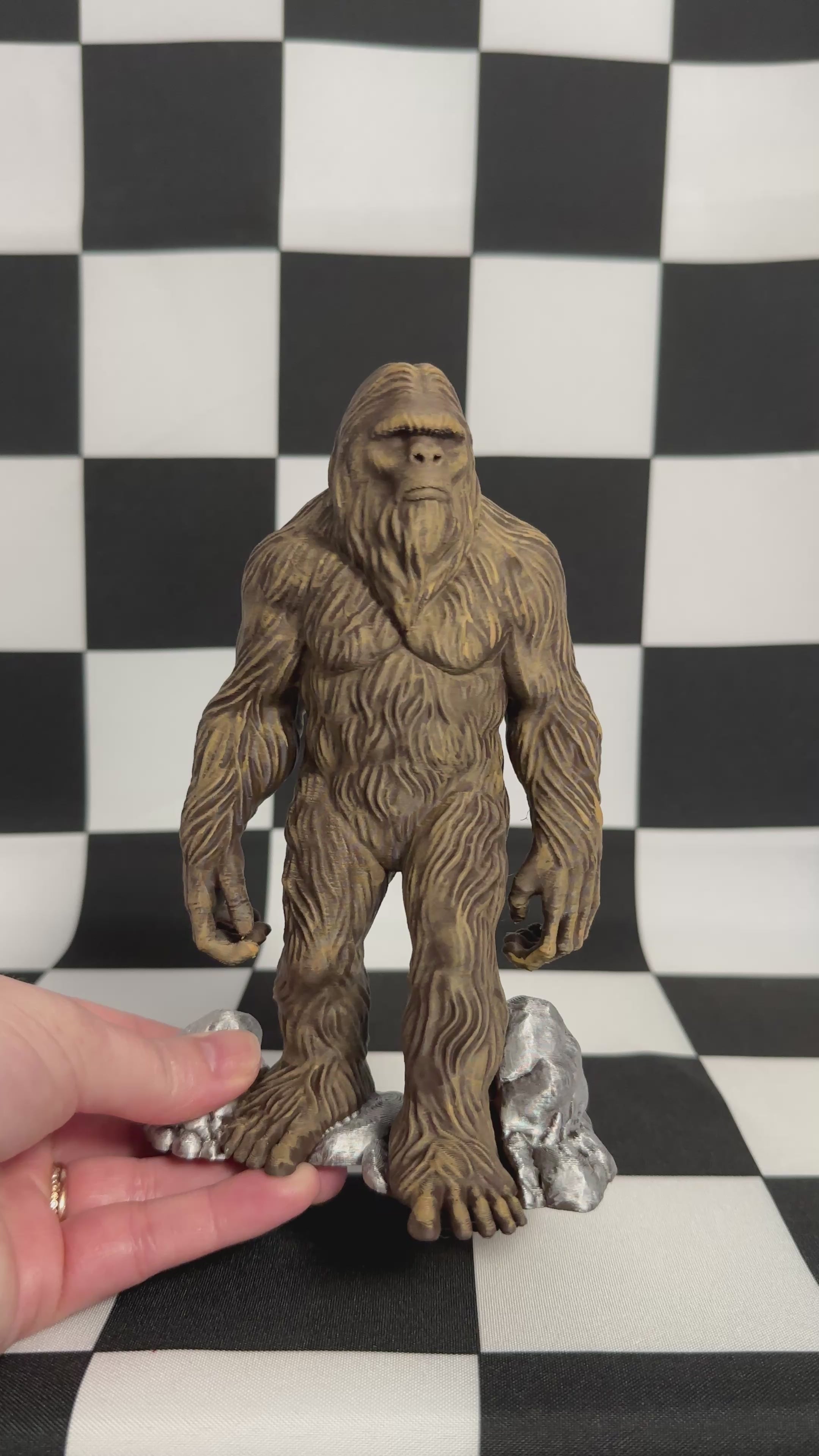 Blonde Bigfoot Figurine Cryptid Collectible Decor