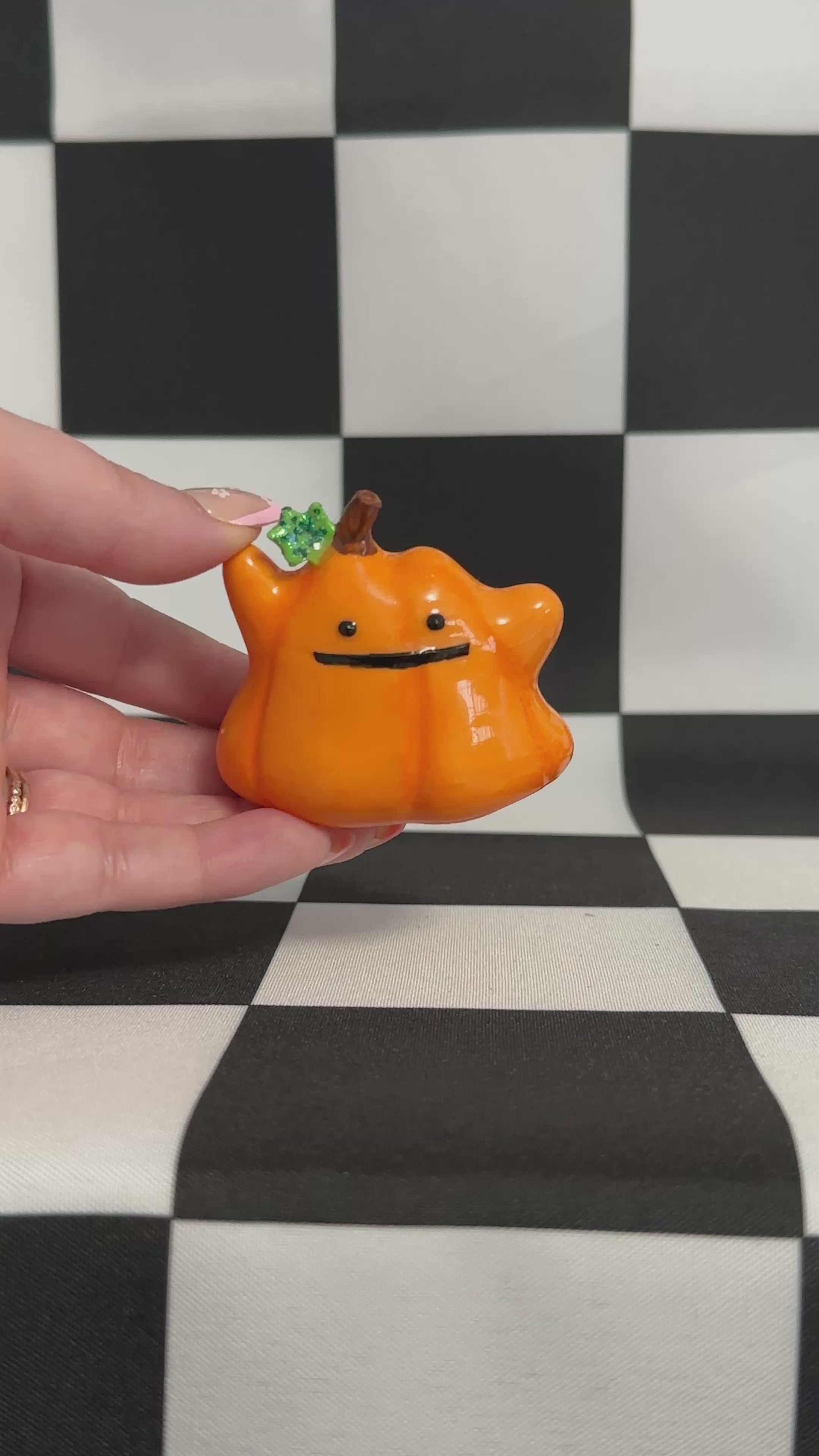 Pumpkin Mimic Blob Figurine