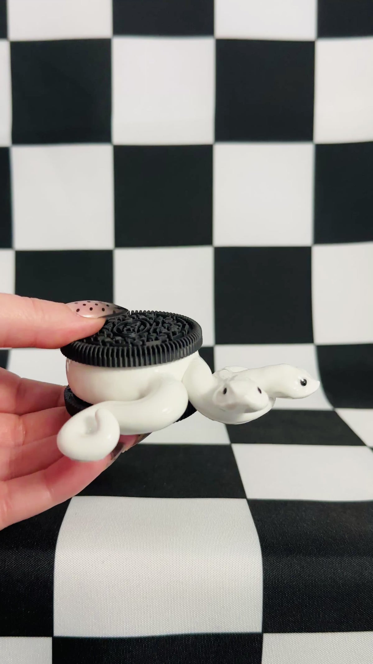 Cookie Coil Two-Headed Cookie Snake Figurine