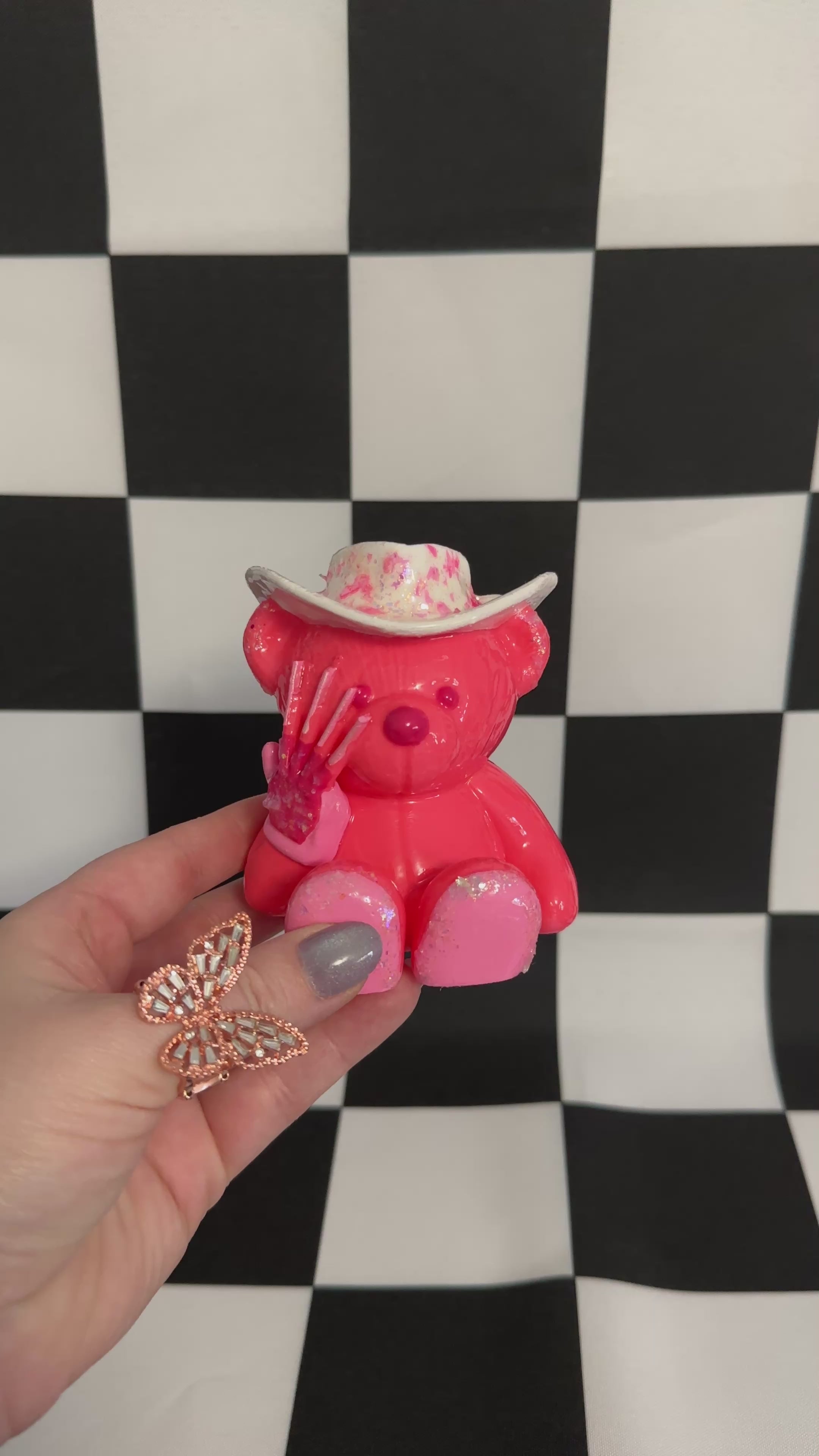 Freddy Bear Valloween Horror Figurine Trinket5
