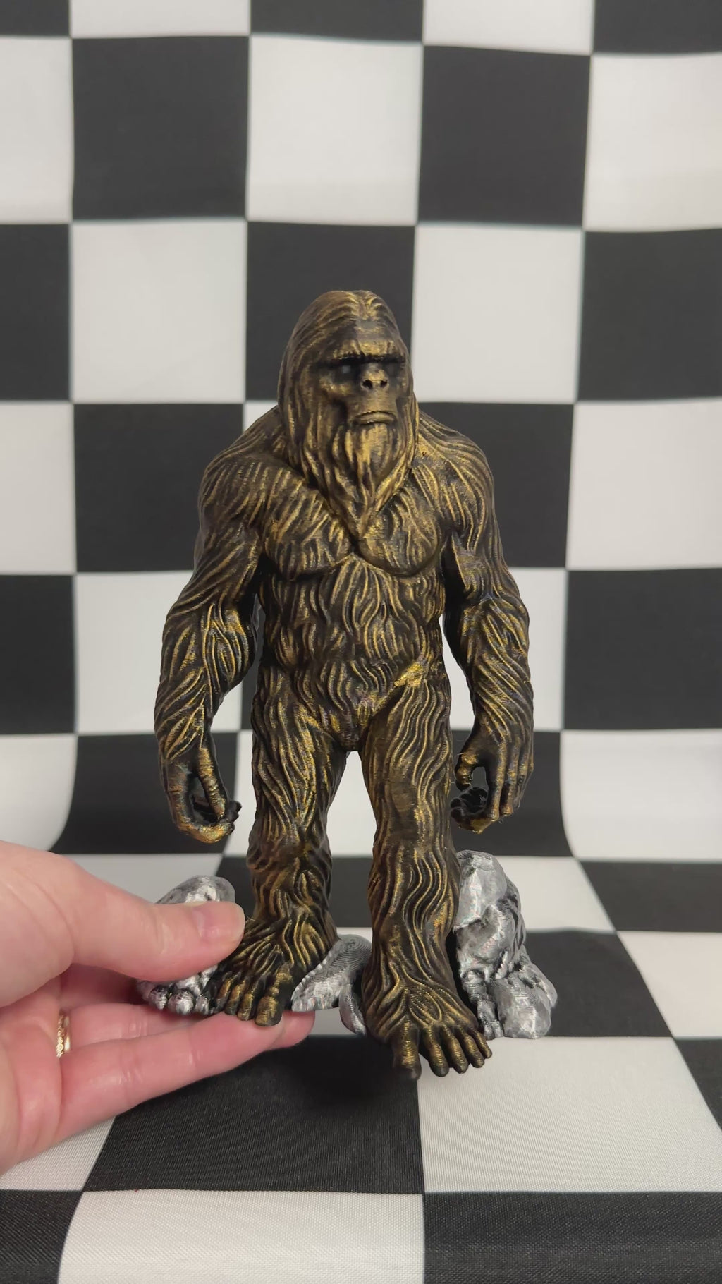 Fancy Bigfoot Figurine Cryptid Collectible Decor