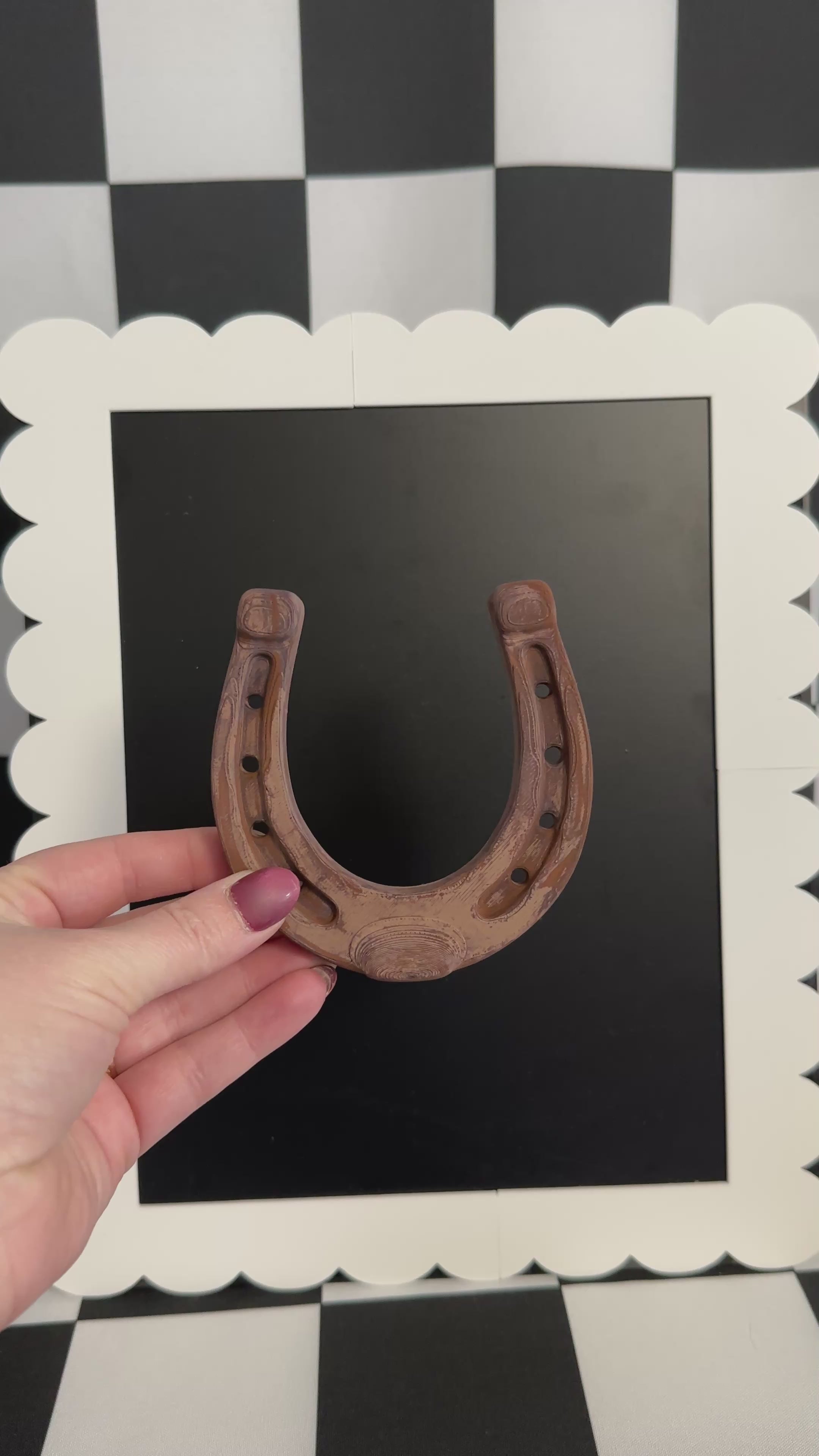 Western Horseshoe Magnet | Lucky Charm Rustic Decor (Heart or Classic Design)