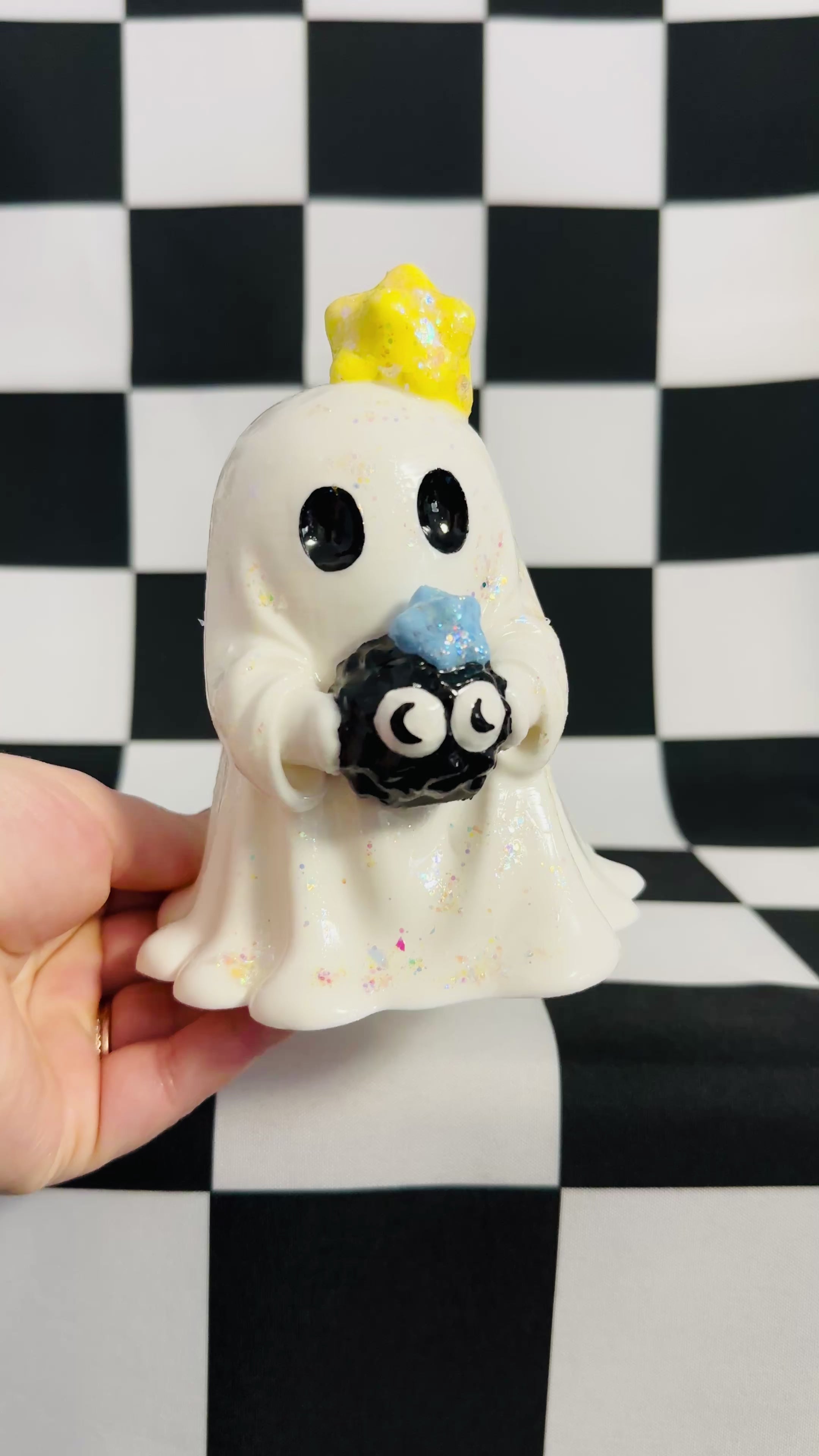 Ghost with Dreamy Soot Sprites Figurine
