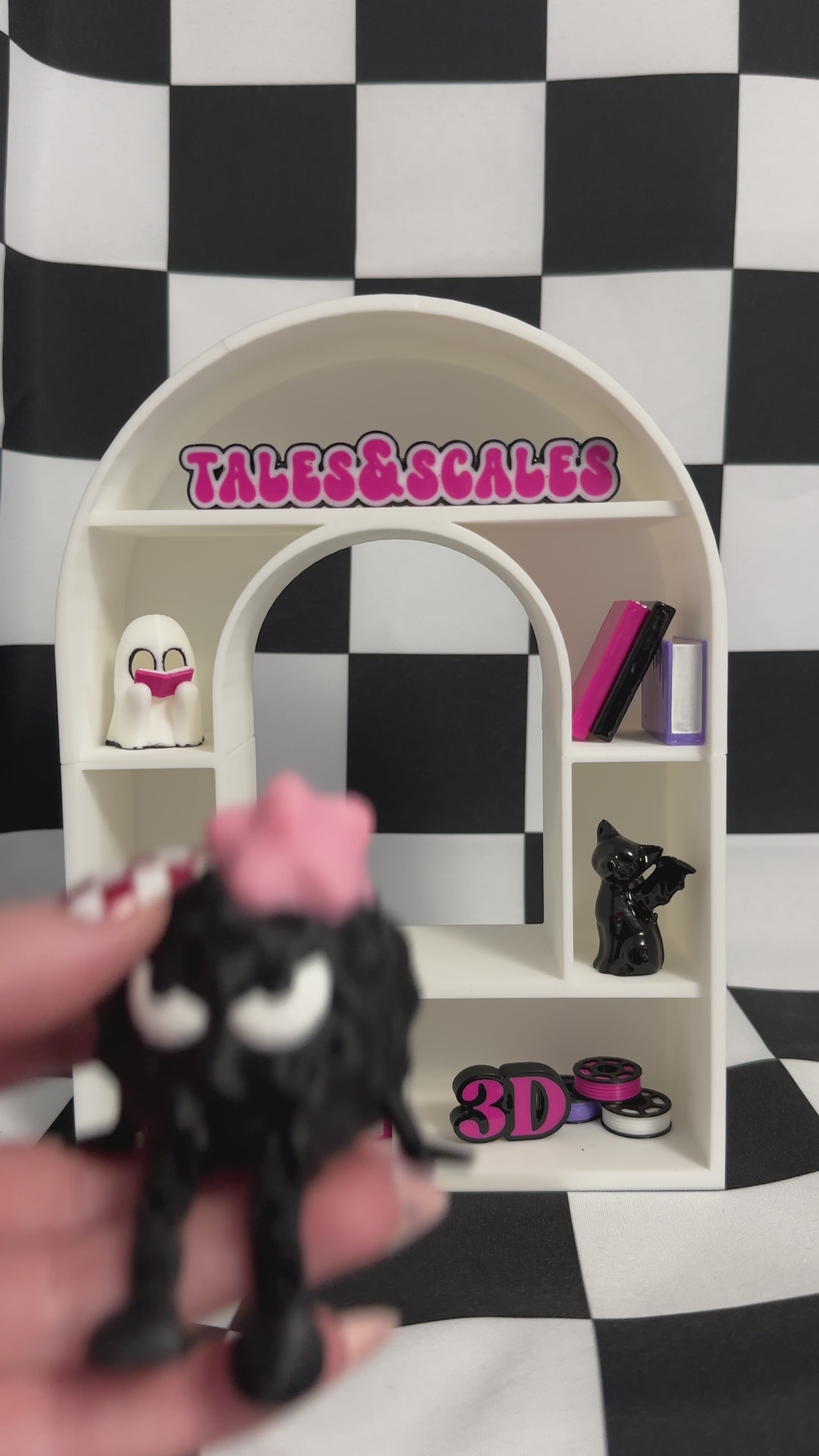 Emoji Angry Soot Sprite 3D Printed Desk Buddy Fidget Figurine