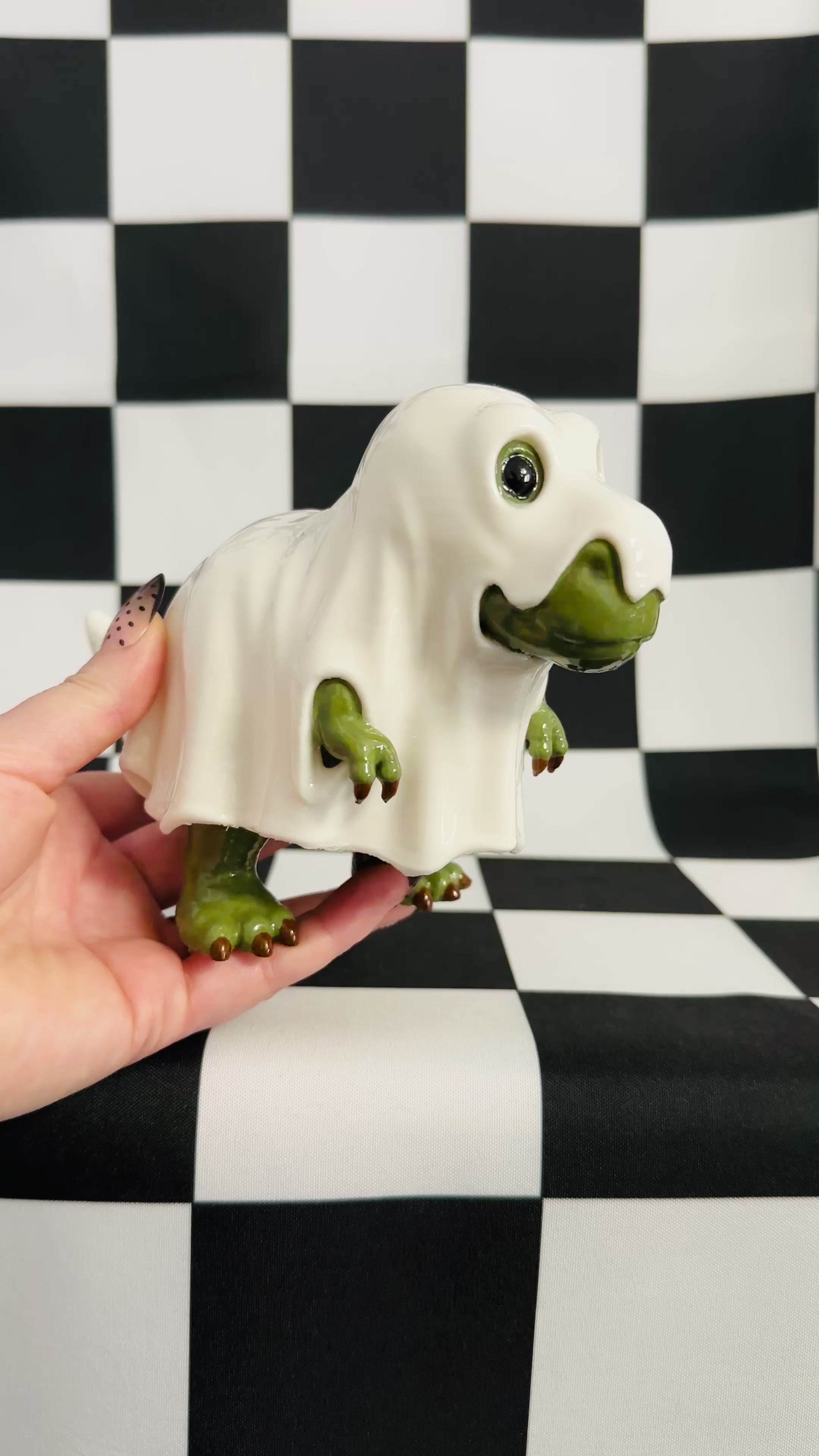 Boo-Rex T-Rex Ghost Figurine