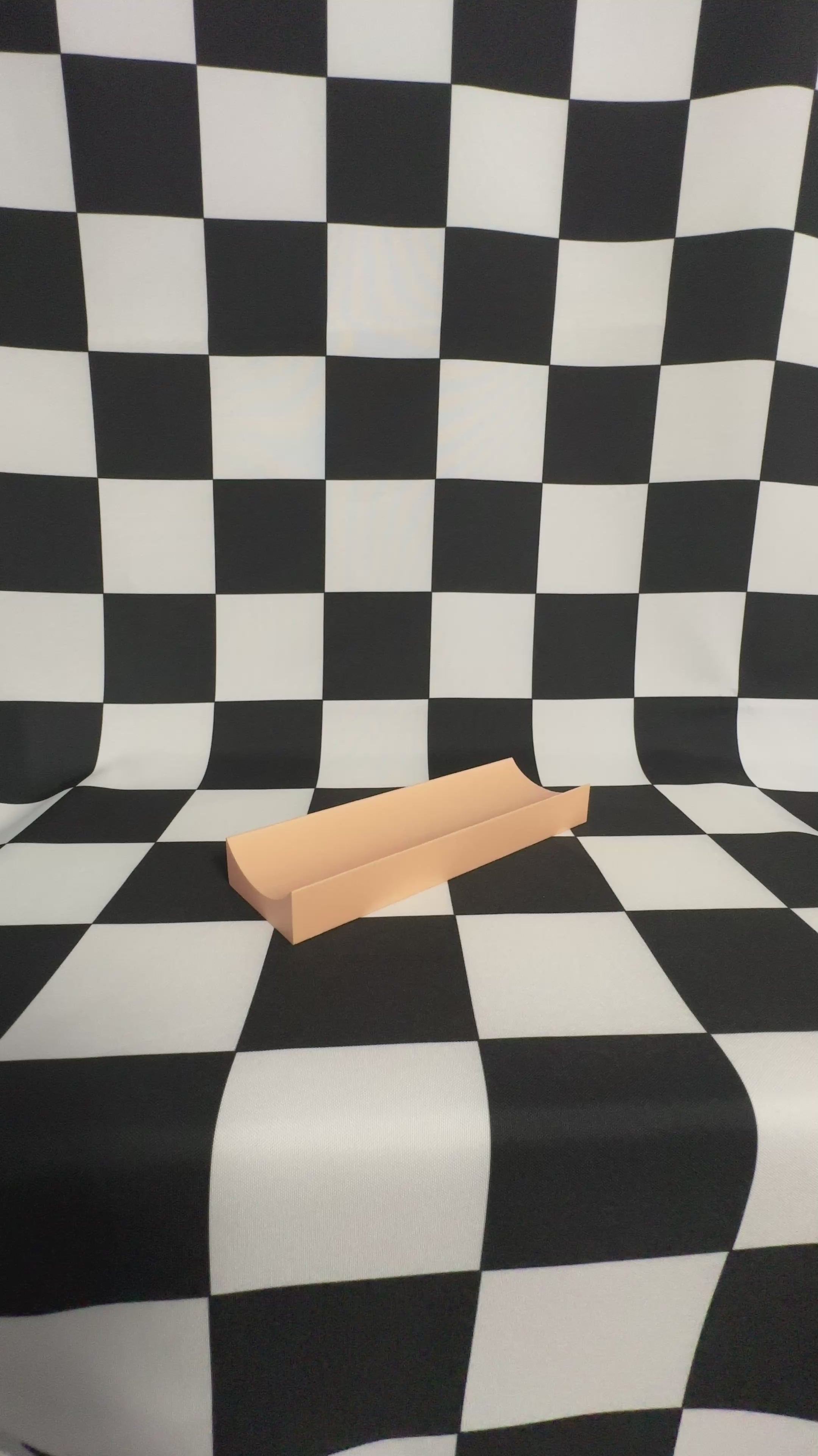Peach Extra Large Rolling Pin Holder Stand - Fits Pioneer Woman Rolling Pins