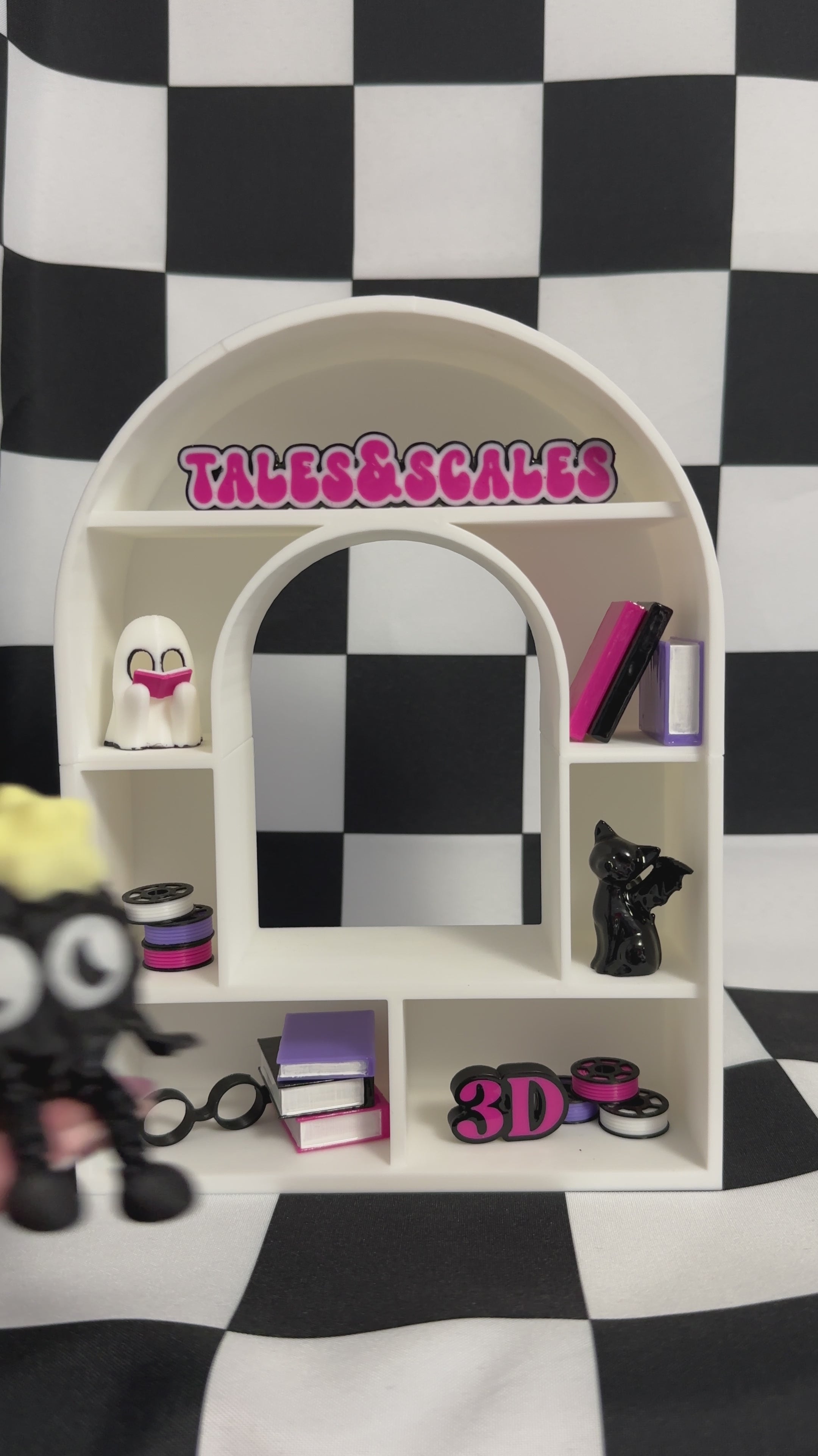 Emoji Dreamy Soot Sprite 3D Printed Desk Buddy Fidget Figurine