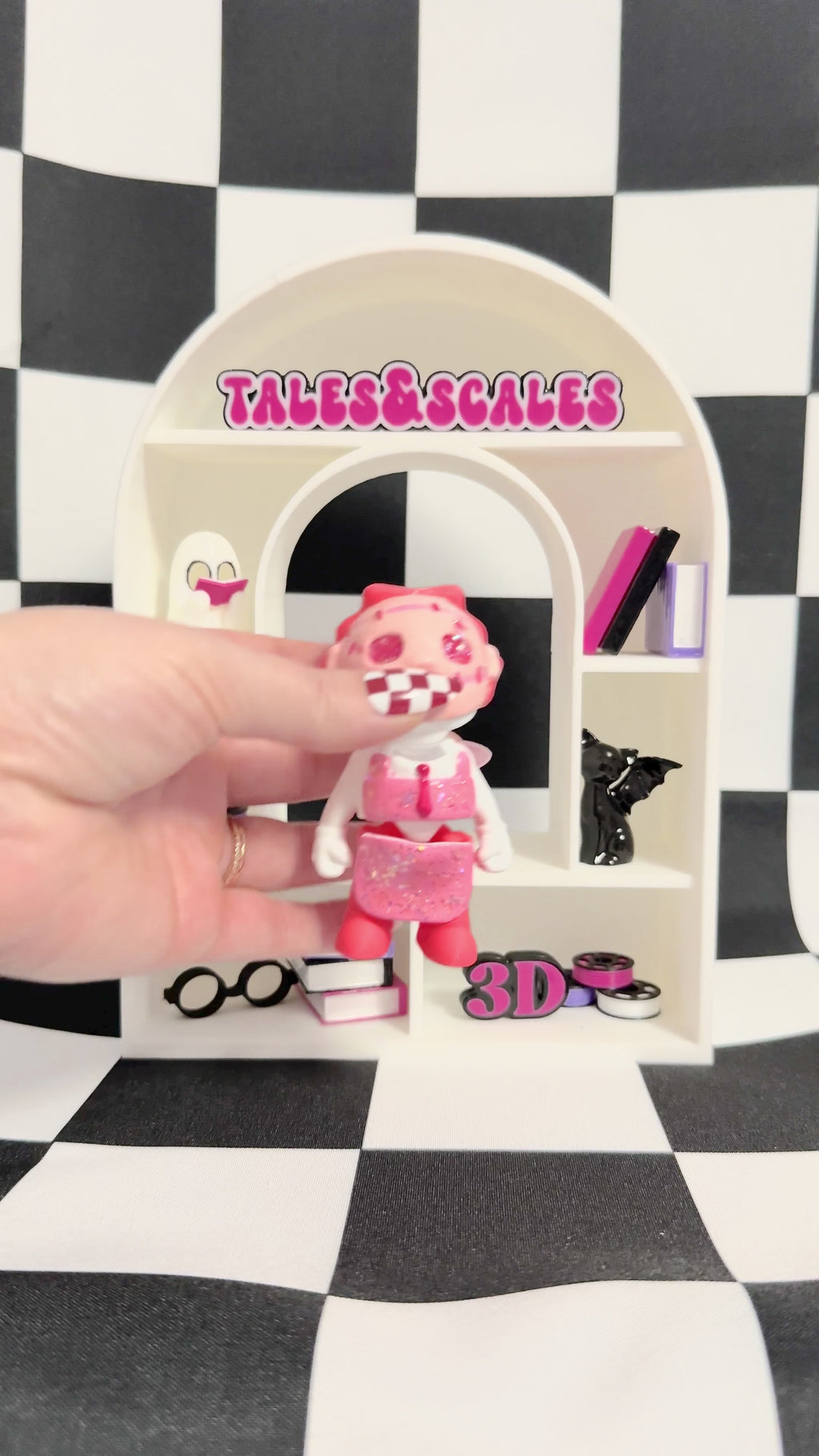 Valloween Leather Face 3D Printed Fidget Collectable