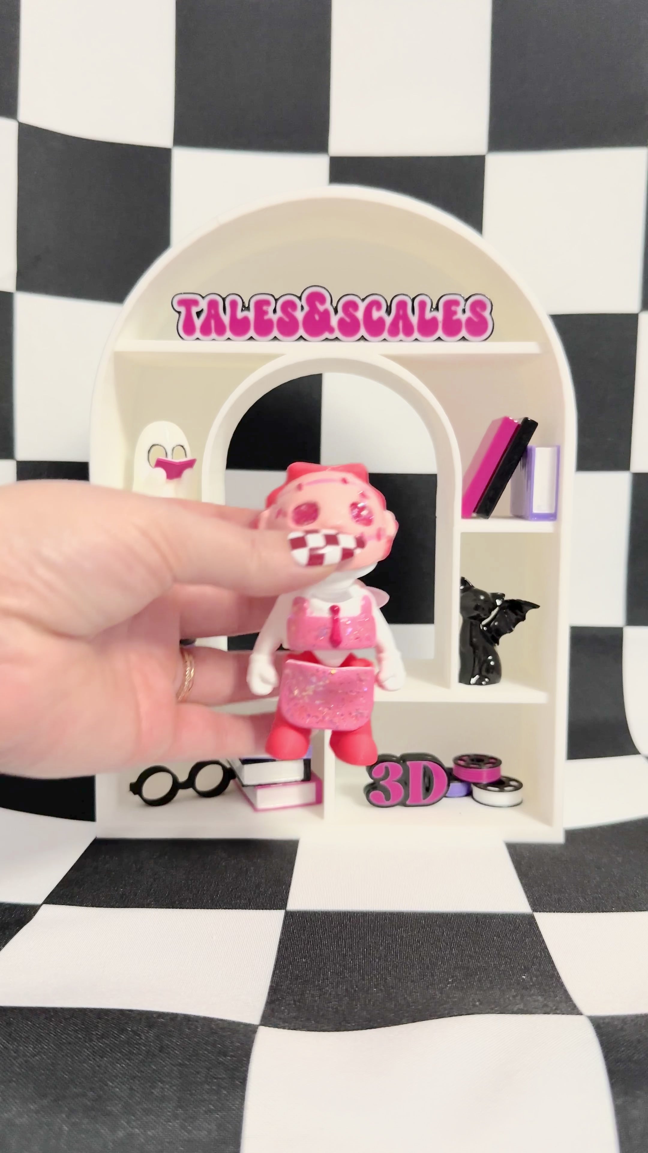 Valloween Leather Face 3D Printed Fidget Collectable