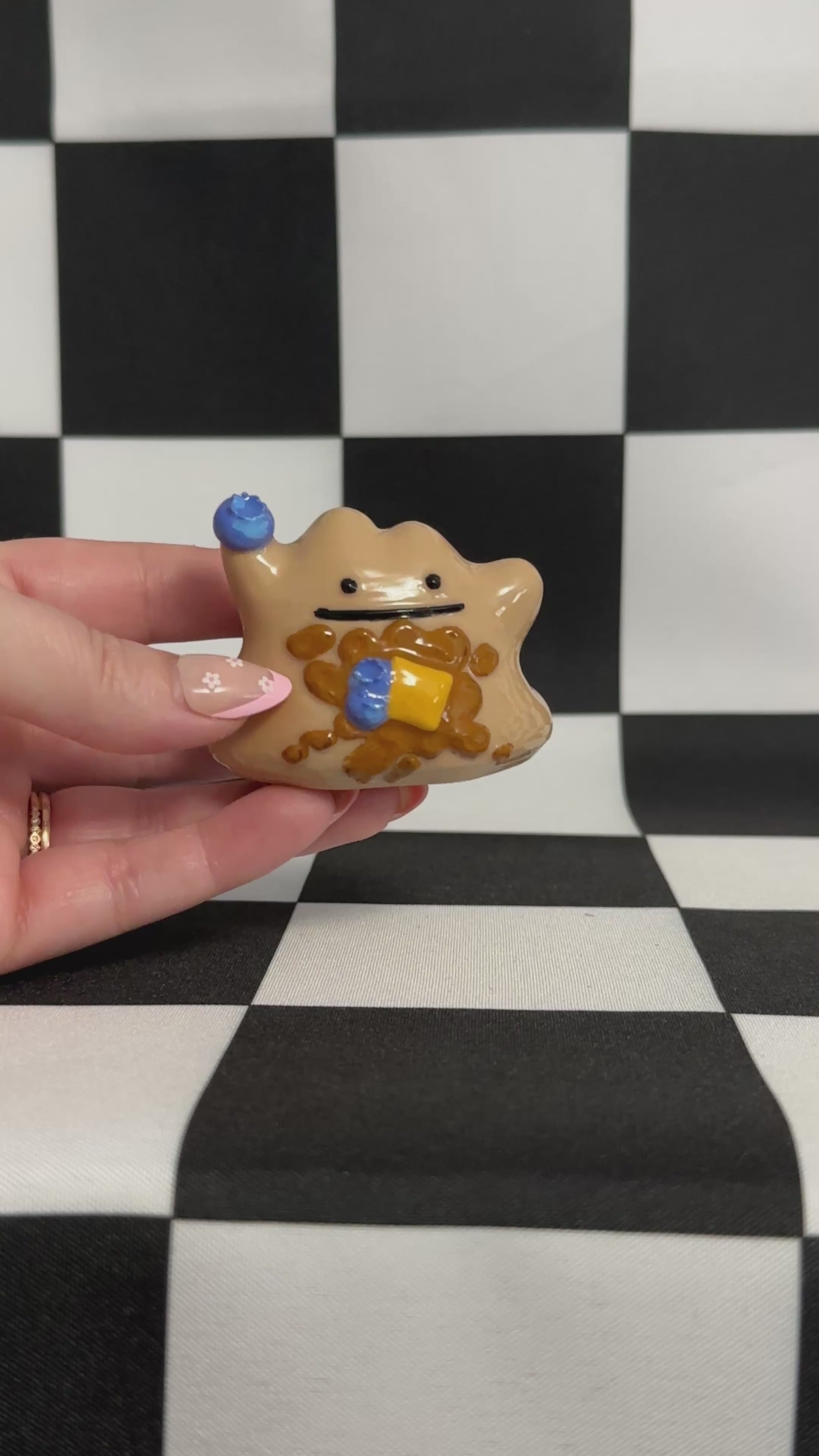Blueberry Pancake Mimic Blob Figurine