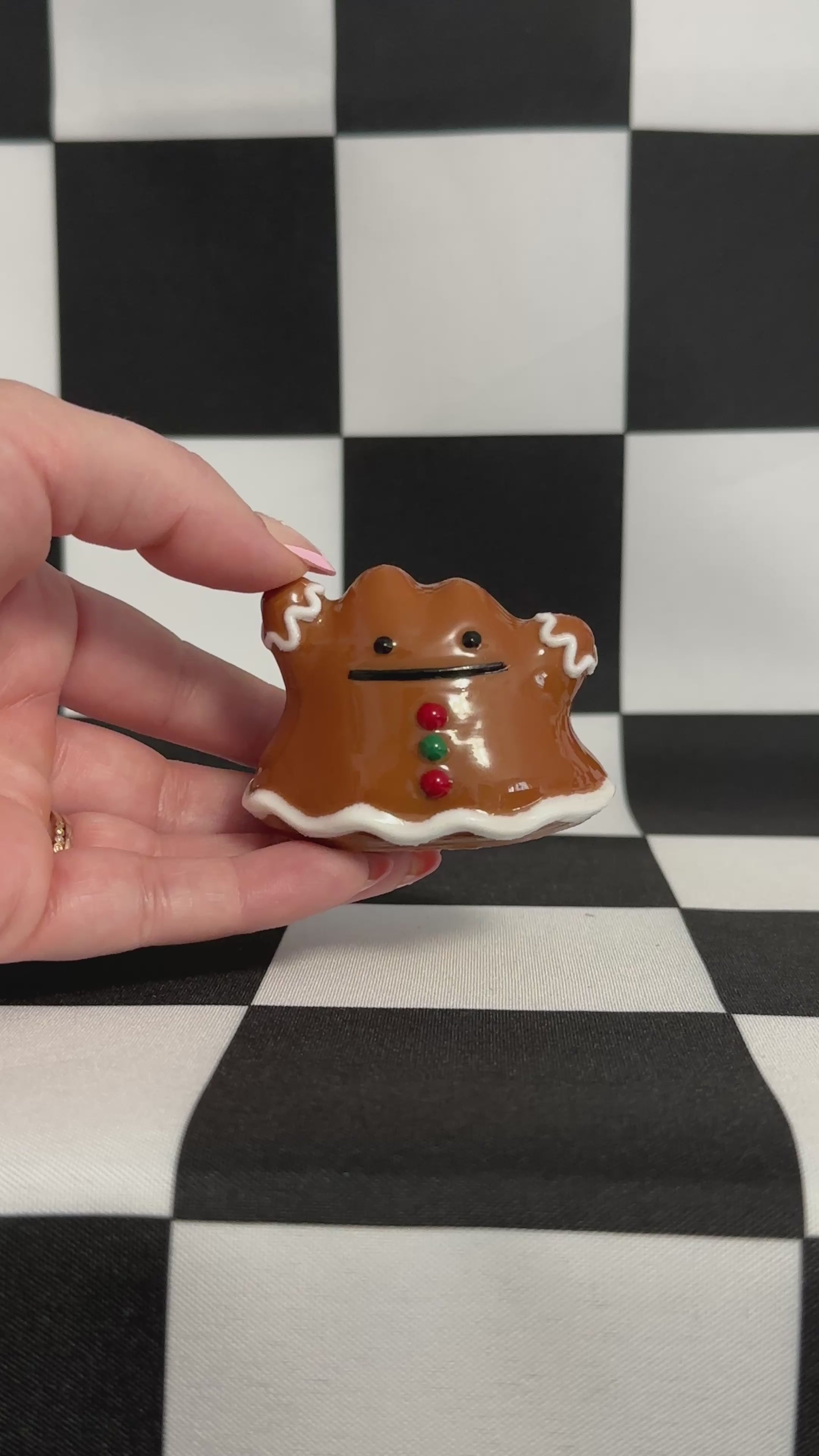 Gingerbread Mimic Blob Figurine