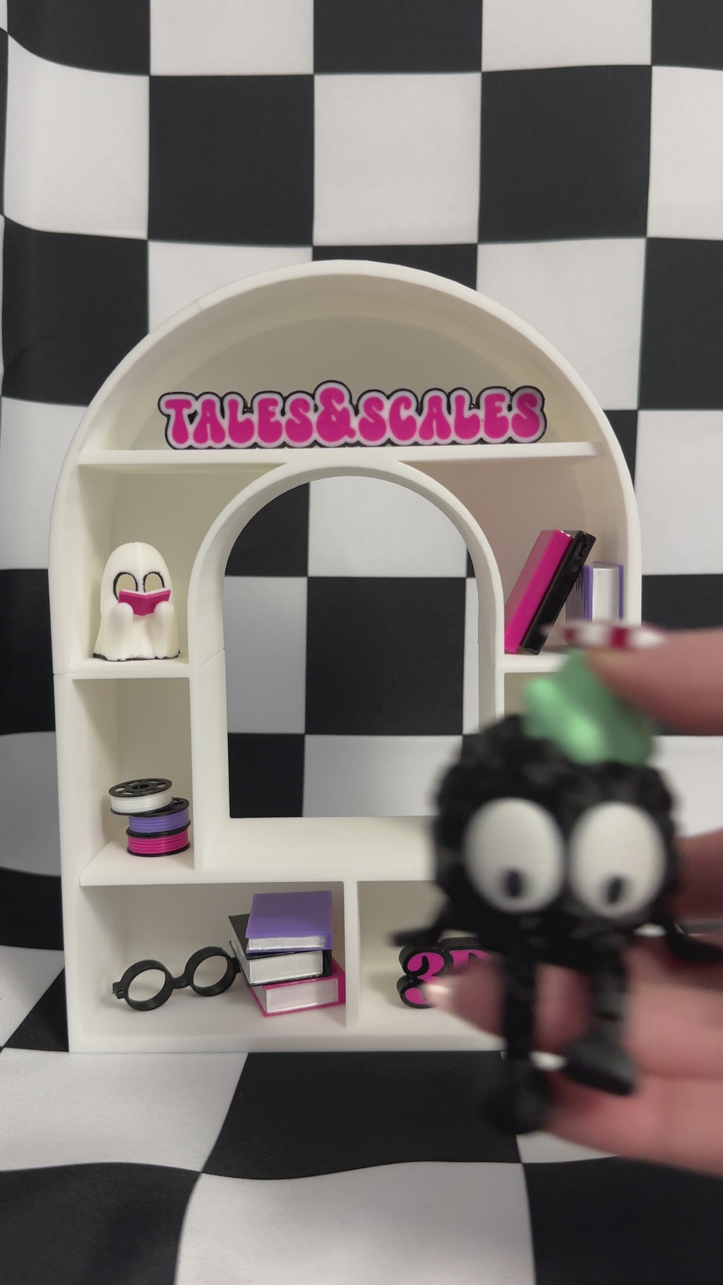 Emoji Sad Soot Sprite 3D Printed Desk Buddy Fidget Figurine Collectable