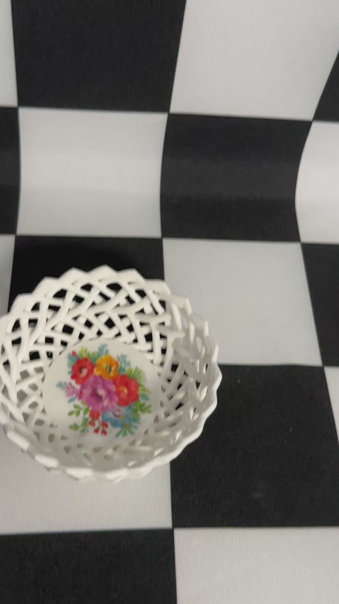 Sweet Romance Wicker Basket Magnet & Tray | Cottagecore Kitchen Decor1