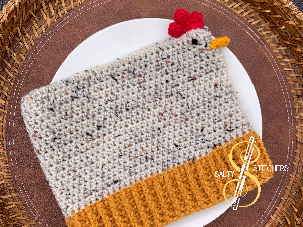 Warm Chicken Winter Crochet Hat | Gifts For Chicken Lovers